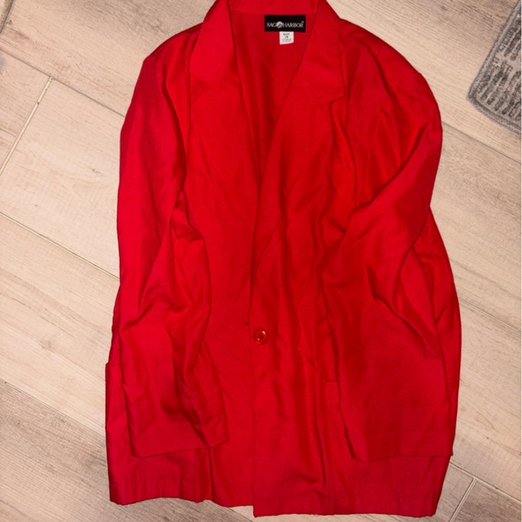 Sag Harbor Jackets & Blazers - Red Sag Harbor lightweight blazer